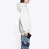 FW21 Hoodie mit Political Campaign-Aufdruck, weiss 578135TKVI99084