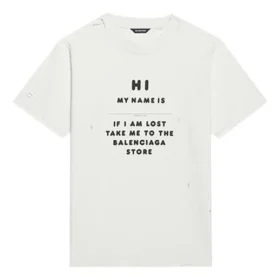 FW21 T-Shirt mit Logo-Aufdruck, weiss 661705TKVF19081