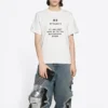 FW21 T-Shirt mit Logo-Aufdruck, weiss 661705TKVF19081