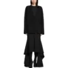 FW23 Cardigan «Black Double Faced Wool Knit» 771671T16751000