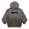 Gaffer Heavy Washed Zip-Up Hoodie, Small Fit «Grey» 720424TNVK51227