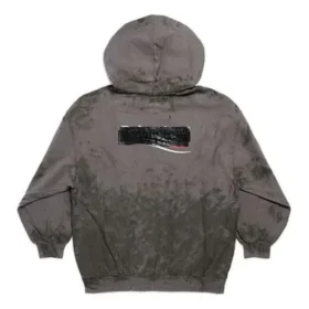 Gaffer Heavy Washed Zip-Up Hoodie, Small Fit «Grey» 720424TNVK51227