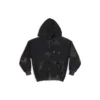 Gaffer Heavy Washed Zip-Up Hoodie, Small Fit «Grey» 720424TNVK51227