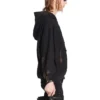 Gaffer-Hoodie mit Reissverschluss, schmale Passform «Schwarz Weiss Rot» 720424-TNVK5-1089