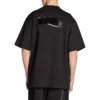 Gaffer-T-Shirt, weite Passform «Schwarz» 641675TNVG11089