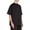 Gaffer-T-Shirt, weite Passform «Schwarz» 641675TNVG11089
