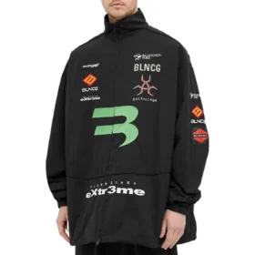 Gamer-Track-Jacke «Schwarz» 663153TIM391000