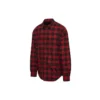 Gepolstertes Flanellhemd mit Karomuster «Rot» 642339TJO276167