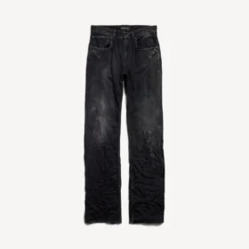 Gerade geschnittene City-Hose für Damen in Schwarz