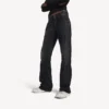 Gerade geschnittene City-Hose für Damen in Schwarz