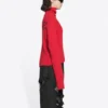 Gerippter bedruckter FREE-Rollkragenpullover «Red» 662722T32106167