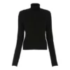 Gerippter bedruckter FREE-Rollkragenpullover «Schwarz» 662722T32101070