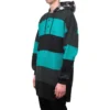 Gestreifter Oversize-Hoodie «Green Black» 556137TDV325567