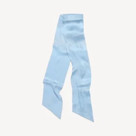 Gewaschener Crayon-Schal für Damen in Babyblau