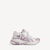 Glitzer-Sneaker für Damen in Weiss/Lila/Rosa Glitzer-Sneaker für Damen in Weiss/Lila/Rosa