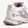 Glitzer-Sneaker für Damen in Weiss/Lila/Rosa Glitzer-Sneaker für Damen in Weiss/Lila/Rosa