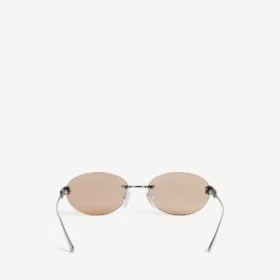 Gossip Oval AF Sonnenbrille in Dark Ruthenium/Braun