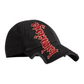 Gothic-Kappe ohne Verschluss «Black» 8465044F7B51000