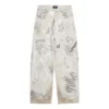 Graffiti-Baggy-Hose «Grey» 745223TBP475411