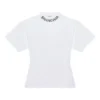 Graffiti-Logo-T-Shirt mit kurzen Ärmeln, weiss 641590TJV969040