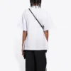 Graffiti-Logo-T-Shirt mit kurzen Ärmeln, weiss 641590TJV969040