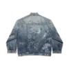 Graffiti Oversized-Jacke «Light Blue» 745048TNW014012