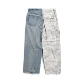 Grayscale Camo Hybrid Baggy-Hose «Light Blue» 786645TQW556379