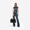 Grosse Rodeo-Handtasche für Damen in Schwarz