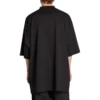 Grosses T-Shirt mit Aufkleber «Schwarz» 720209TNVE41000