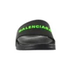 Gummi-Slides «Black Fluo Green» 565826W1S811030