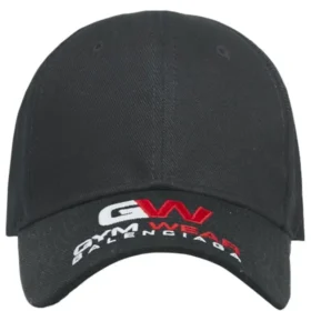 Gym Wear Baseballkappe aus Canvas «Black» 623903410B21000