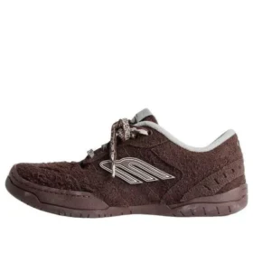 Hamptons Suede Sneaker «Dark Brown Grey» 841765WHPSU2290WHITE