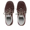 Hamptons Suede Sneaker «Dark Brown Grey» 841765WHPSU2290WHITE
