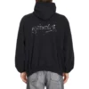 Handgezeichneter Hoodie zum Political Campaign «Schwarz» 739024TNVE91197
