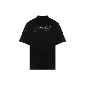 Handgezeichnetes Balenciaga-T-Shirt «Black» 641675TNVE71197