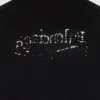 Handgezeichnetes Balenciaga-T-Shirt «Black» 641675TNVE71197