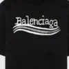 Handgezeichnetes Balenciaga-T-Shirt «Black» 641675TNVE71197