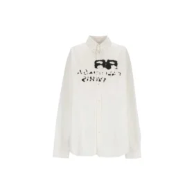 Handgezeichnetes BB-Langarm-Shirt, Oversize «White» 725722TYB189000