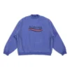 Handgezeichnetes Oversize-Sweatshirt mit Political Campaign-Motiv «Blue» 720428TNVE84119