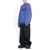Handgezeichnetes Oversize-Sweatshirt mit Political Campaign-Motiv «Blue» 720428TNVE84119