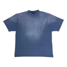 Handgezeichnetes T-Shirt «Blue» 764235TPVU42671