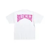 Handgezeichnetes T-Shirt, mittlere Passform «Weiss» 764235TPVU49601