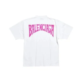 Handgezeichnetes T-Shirt, mittlere Passform «Weiss» 764235TPVU49601