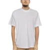 Handgezeichnetes T-Shirt, mittlere Passform «Weiss» 764235TPVU49601