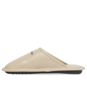 Hausschuhe aus Kalbsleder «Beige» 736288WB7212010
