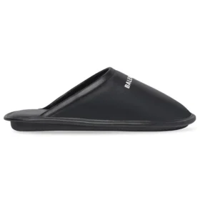Hausschuhe aus Kalbsleder «Schwarz»  736288WB7211090