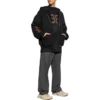 Heavy-Metal-Hoodie mit Reissverschluss «Schwarz» 744455TOVD81055
