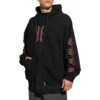 Heavy-Metal-Hoodie mit Reissverschluss «Schwarz» 744455TOVD81055