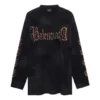Heavy-Metal-Langarm-T-Shirt in Oversize-Passform «Black Faded» 739783TOVE11055