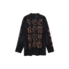 Heavy-Metal-Langarm-T-Shirt in Oversize-Passform «Black Faded» 739783TOVE11055